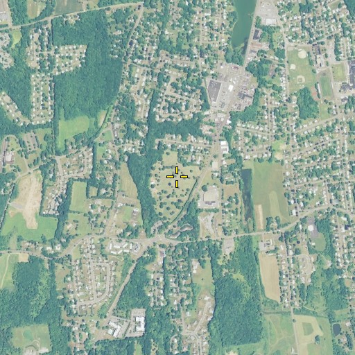 Aerial/Satellite Image of Pine Grove Cemetery, CT