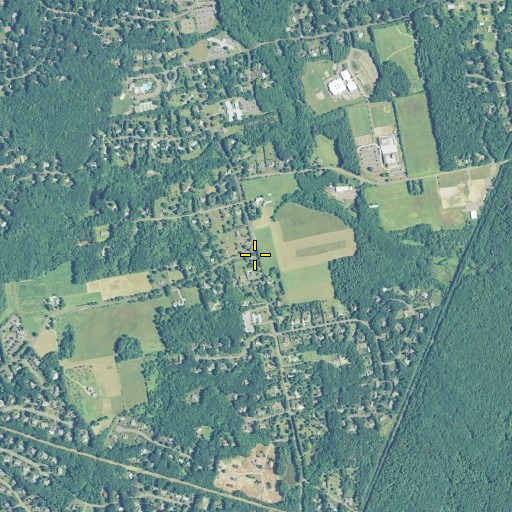 Aerial/Satellite Image of Pine Grove Elementary School, CT
