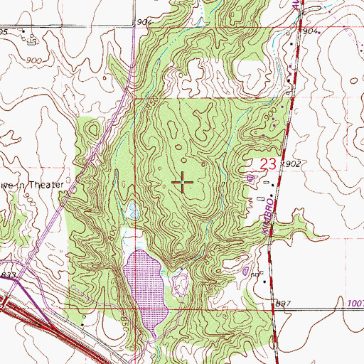 Topographic Map of Cottage Grove Ravine Regional Park, MN