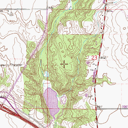 Topographic Map of Cottage Grove Ravine Regional Park, MN