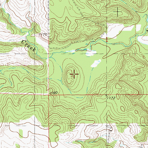 Topographic Map of Columbus Elementary School, MN