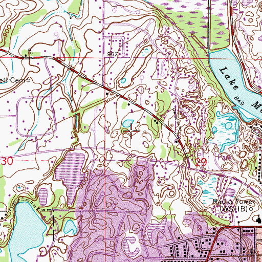Topographic Map of Stillwater Fire Department, MN