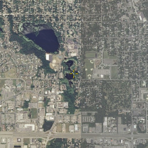 Aerial/Satellite Image of Brick Pond, MN