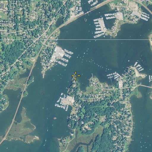 Aerial/Satellite Image of Pine Point, CT