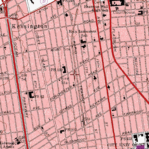Topographic Map of Christis Community Christian Missionary Alliance Church, NY