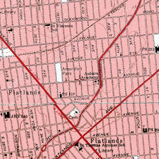 Topographic Map of Holy Order Church, NY
