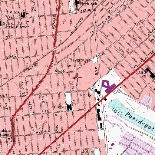 Topographic Map of Harvest Army Church International, NY