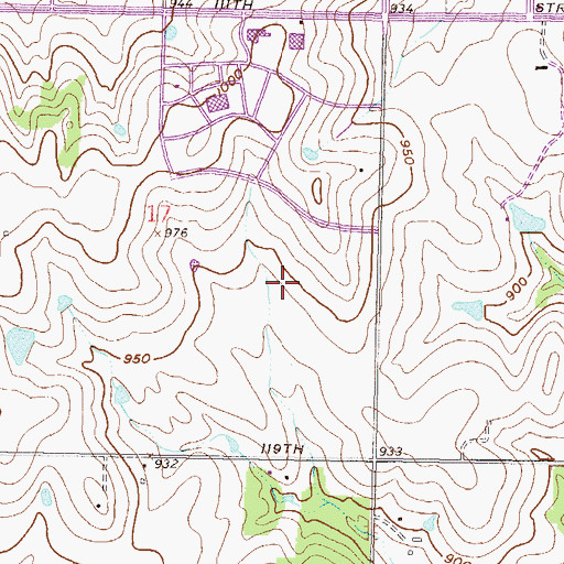 Topographic Map of Hyman Brand Hebrew Academy, KS