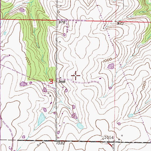 Topographic Map of Manchester Park Elementary School, KS