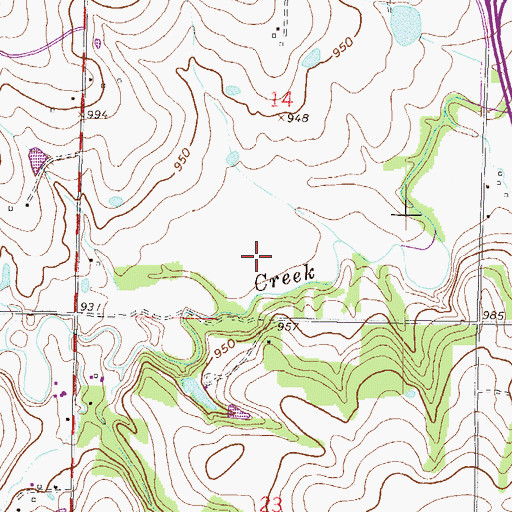 Topographic Map of Christ Lutheran School, KS