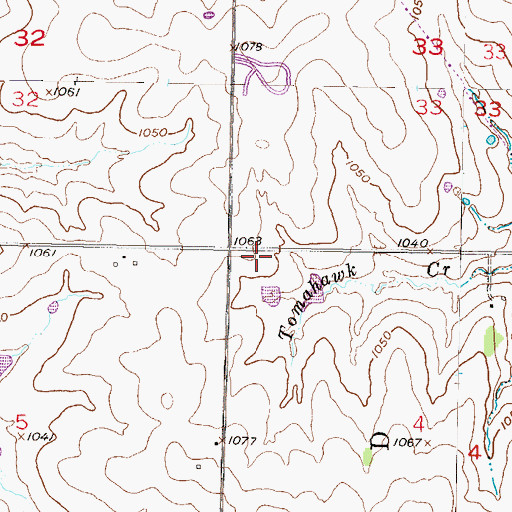 Topographic Map of Victory Baptist Church of Olathe, KS