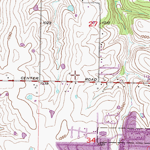 Topographic Map of Westside Church of the Nazarene, KS