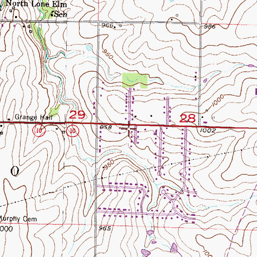 Topographic Map of Seventh Day Adventist Church, KS
