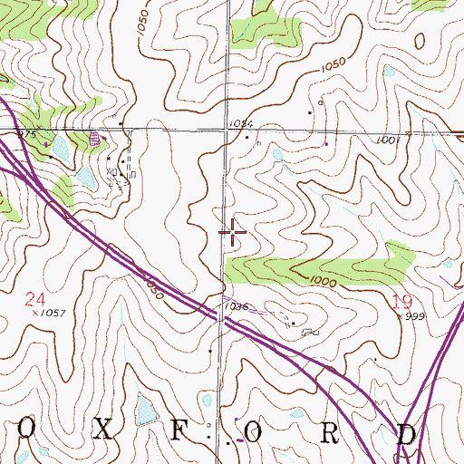 Topographic Map of Saint Thomas the Apostle Church, KS