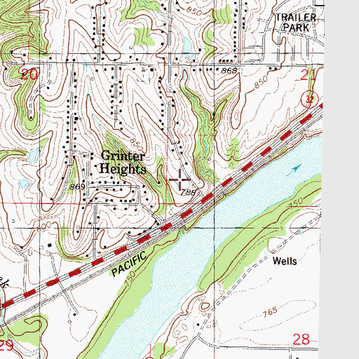 Topographic Map of Providence Independent Baptist Church, KS