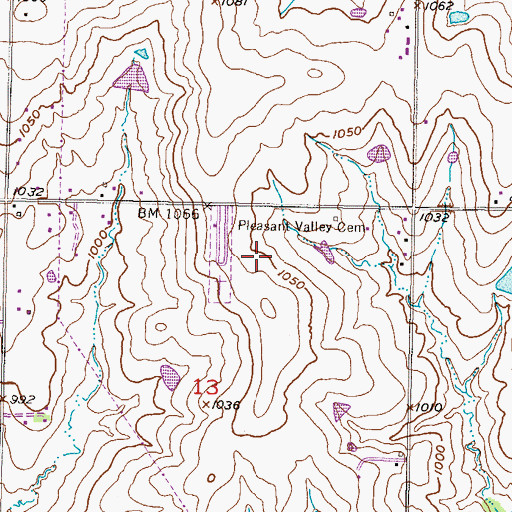 Topographic Map of Redeemer Presbyterian Church, KS