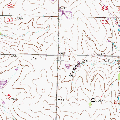 Topographic Map of Saint Aidan's Episcopal Church, KS