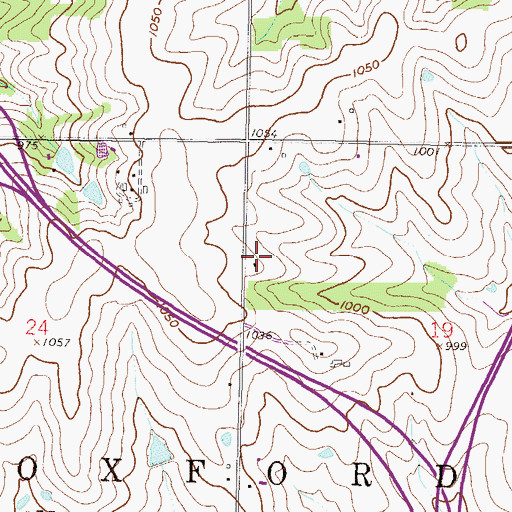 Topographic Map of Saint Thomas the Apostle Church, KS