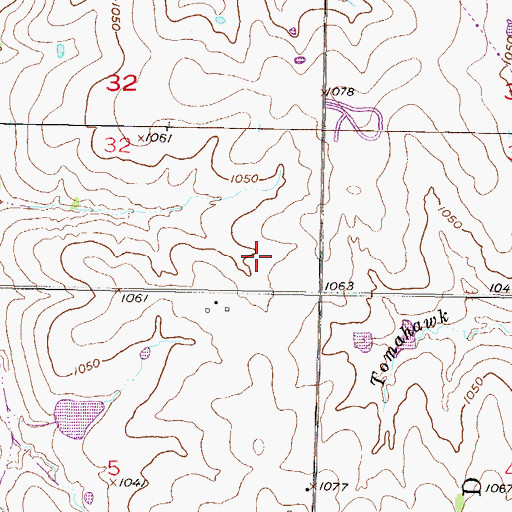 Topographic Map of Olathe Sojourn Fellowship, KS