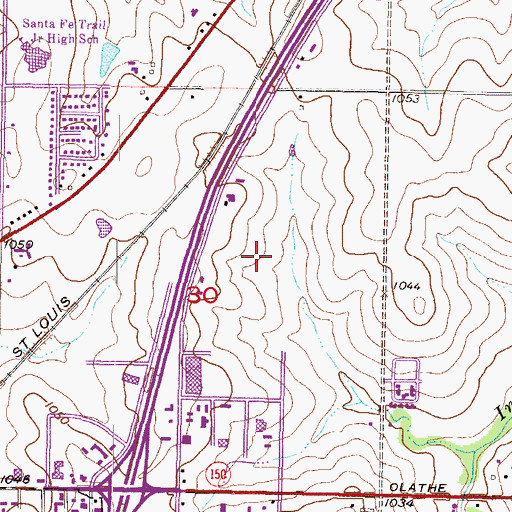 Topographic Map of Growing A Healthy Church, KS