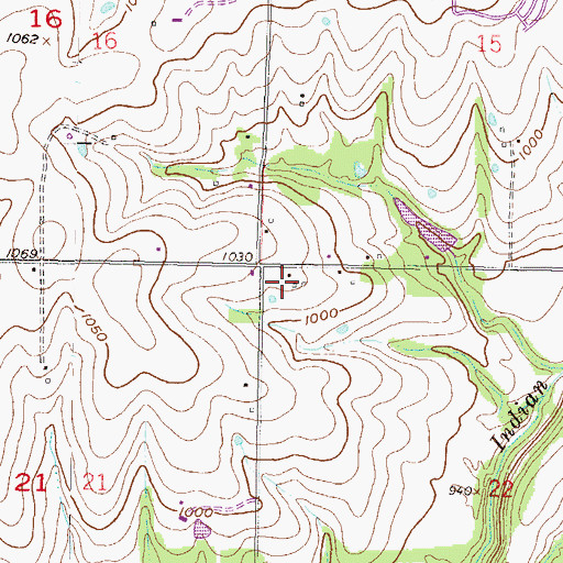 Topographic Map of Holy Trinity Orthodox Church, KS