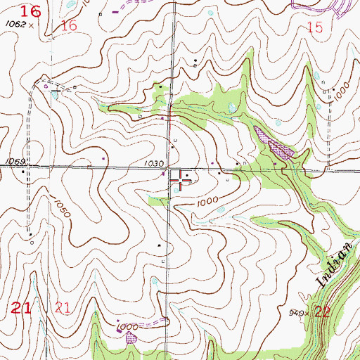 Topographic Map of Holy Trinity Orthodox Church, KS