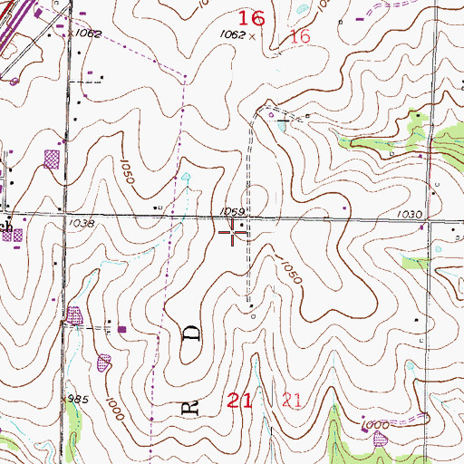 Topographic Map of Ethiopian Christians Fellowship, KS