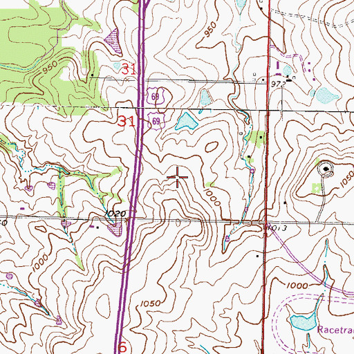 Topographic Map of First Family Church, KS