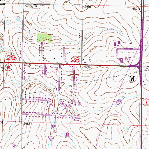 Topographic Map of First Southern Baptist Church, KS