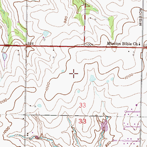 Topographic Map of The United Methodist Church of the Resurrection Central Campus, KS