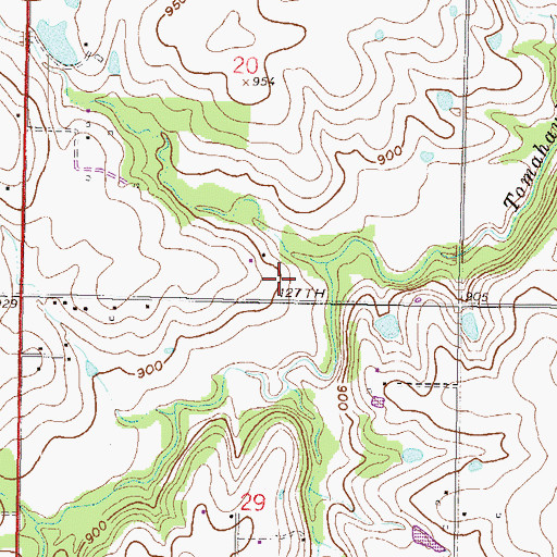 Topographic Map of Congregation Beth Torah, KS
