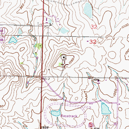 Topographic Map of Congregation Beth Sholom, KS