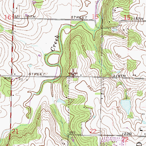 Topographic Map of Church of the Nativity, KS
