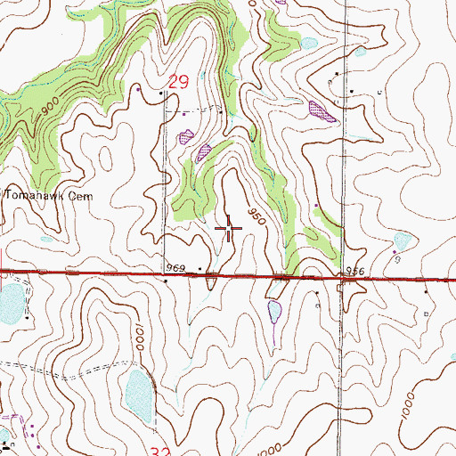 Topographic Map of Calvary Chapel Kansas City, KS