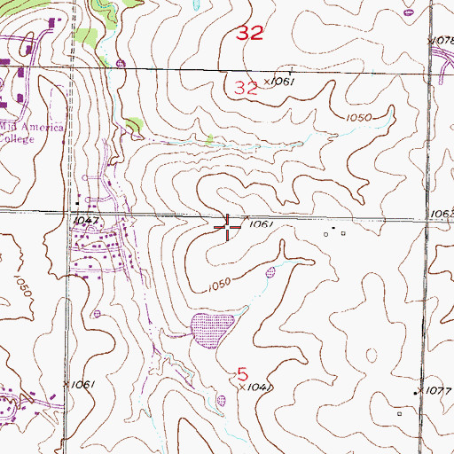 Topographic Map of The Church of Jesus Christ of Latter Day Saints, KS