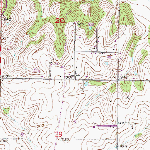 Topographic Map of The Church of Jesus Christ of Latter Day Saints, KS