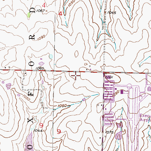 Topographic Map of 151st Street Church of Christ of Olathe, KS