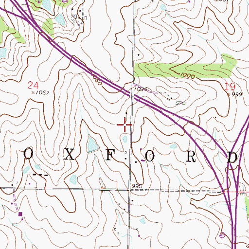 Topographic Map of Abundant Life Church, KS