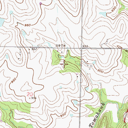 Topographic Map of Menorah Medical Center, KS