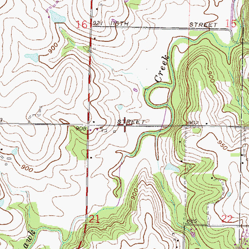 Topographic Map of Camelot Court Animal Clinic, KS