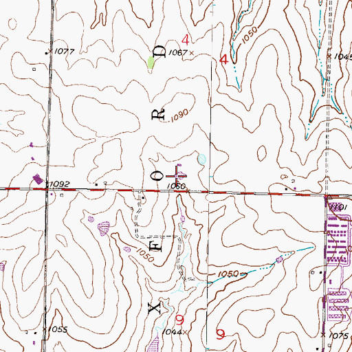 Topographic Map of Blackbob Park Pond, KS