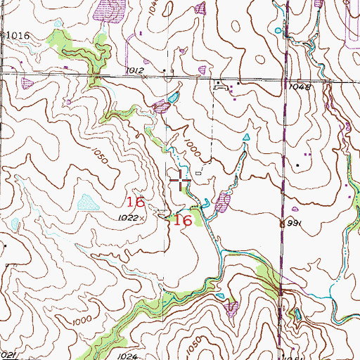Topographic Map of Heritage Lake, KS