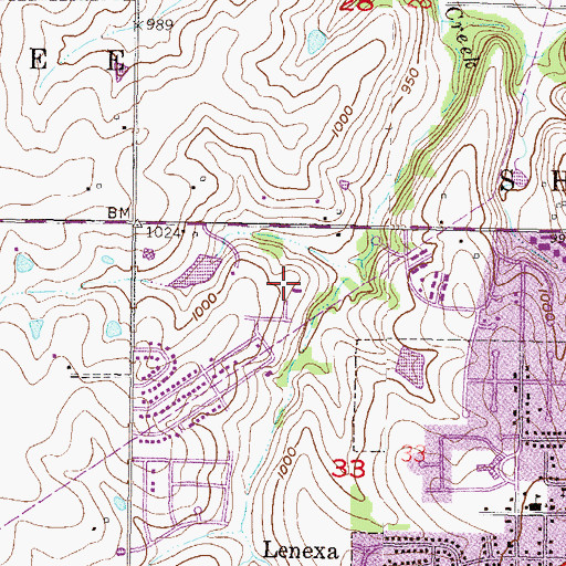 Topographic Map of Sar-Ko-Par Trac, KS