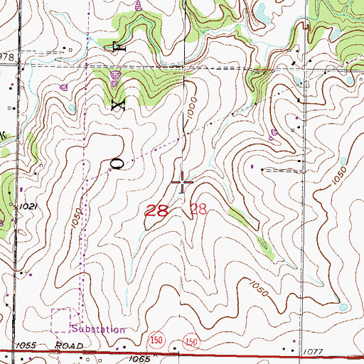 Topographic Map of Eastbrooke Park, KS