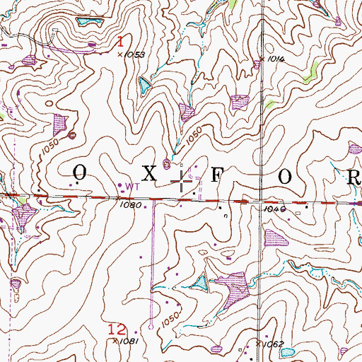 Topographic Map of Highland View Park, KS