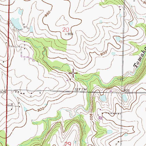 Topographic Map of Beth Torah Park, KS