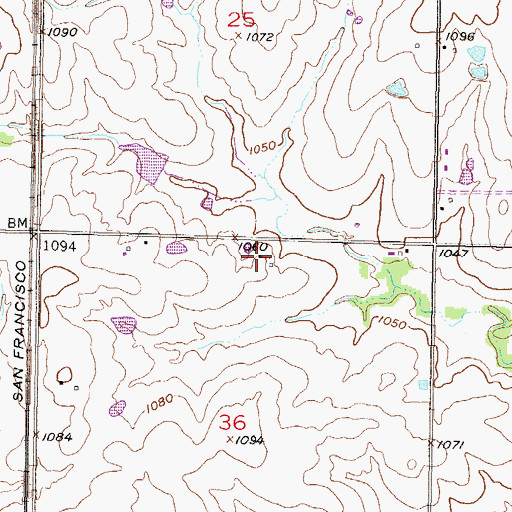 Topographic Map of Gardner Historical Museum, KS