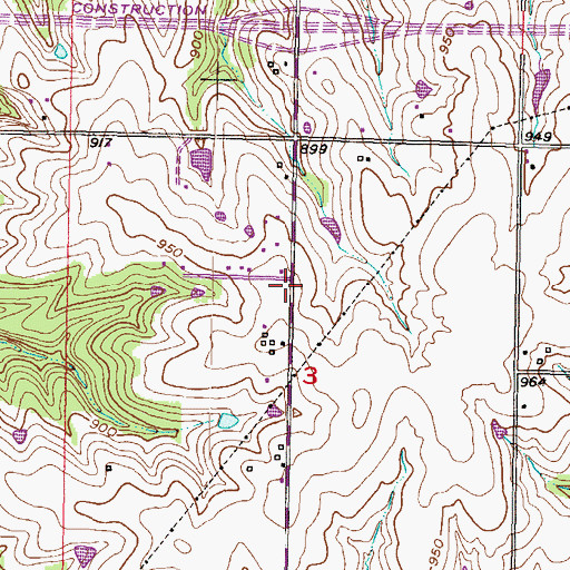 Topographic Map of Station 2, KS