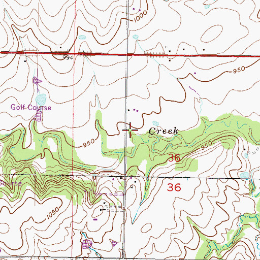 Topographic Map of Tomahawk Ridge Station 4, KS