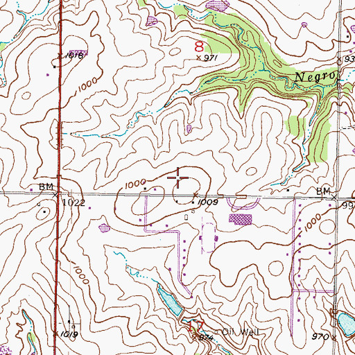 Topographic Map of Stanley Elementary School, KS